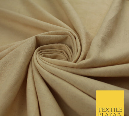 OVER 20 COLOURS - Plain Soft LINEN LOOK 100% Polyester Fabric Dress Craft 54"