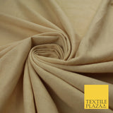 OVER 20 COLOURS - Plain Soft LINEN LOOK 100% Polyester Fabric Dress Craft 54"