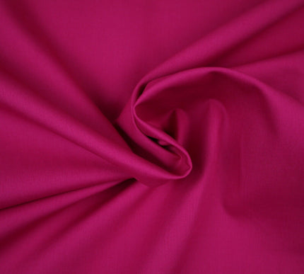 PREMIUM POPLIN 100% PURE COTTON SOLID PLAIN DYED FABRIC DRESS CRAFT MATERIAL 59"