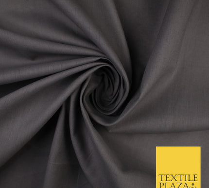 30 COLOURS - Plain Smooth Cotton Square Soft Fabric Dress Material Decor 56"
