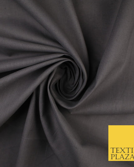 30 COLOURS - Plain Smooth Cotton Square Soft Fabric Dress Material Decor 56"