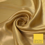 36 COLOURS - Fine Silky Metallic Foil Shimmer Satin Georgette Dress Fabric Drape