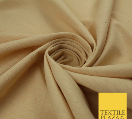 OVER 20 COLOURS - Plain Soft LINEN LOOK 100% Polyester Fabric Dress Craft 54"