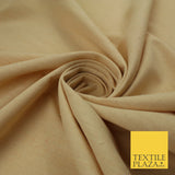 OVER 20 COLOURS - Plain Soft LINEN LOOK 100% Polyester Fabric Dress Craft 54"