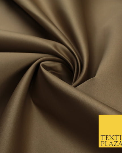 46 COLOURS Premium Plain Smooth Heavy Matt Duchess Bridal Satin Fabric Dress 60"