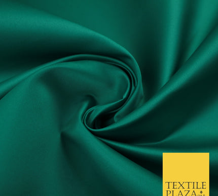 46 COLOURS Premium Plain Smooth Heavy Matt Duchess Bridal Satin Fabric Dress 60"