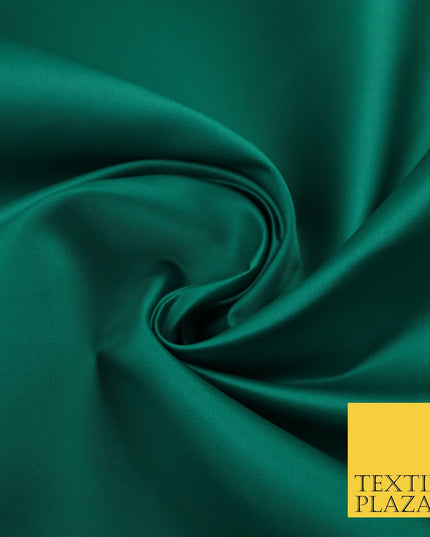 46 COLOURS Premium Plain Smooth Heavy Matt Duchess Bridal Satin Fabric Dress 60"