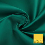 46 COLOURS Premium Plain Smooth Heavy Matt Duchess Bridal Satin Fabric Dress 60"