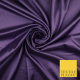 OVER 30 COLOURS Fine Silky Smooth Liquid Sateen Satin Dress Fabric Drape Lining