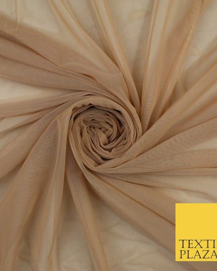 12 COLOURS Soft Power Mesh 4 Way Stretch Net Dress Dance Lingerie Fabric 58"