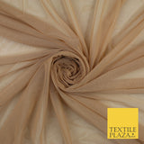 12 COLOURS Soft Power Mesh 4 Way Stretch Net Dress Dance Lingerie Fabric 58"