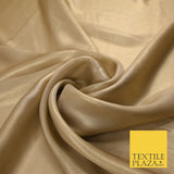 36 COLOURS - Fine Silky Metallic Foil Shimmer Satin Georgette Dress Fabric Drape