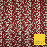 Premium Guipure Intricate Floral Webbed Embroidered Lace Dress Fabric Wedding
