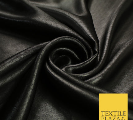 36 COLOURS - Fine Silky Metallic Foil Shimmer Satin Georgette Dress Fabric Drape