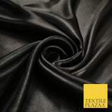 36 COLOURS - Fine Silky Metallic Foil Shimmer Satin Georgette Dress Fabric Drape