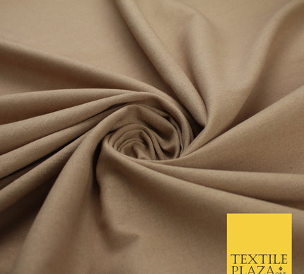 OVER 20 COLOURS - Plain Soft LINEN LOOK 100% Polyester Fabric Dress Craft 54"