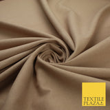 OVER 20 COLOURS - Plain Soft LINEN LOOK 100% Polyester Fabric Dress Craft 54"