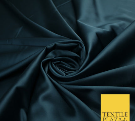 OVER 30 COLOURS Fine Silky Smooth Liquid Sateen Satin Dress Fabric Drape Lining