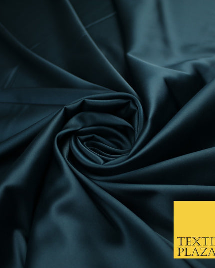 OVER 30 COLOURS Fine Silky Smooth Liquid Sateen Satin Dress Fabric Drape Lining