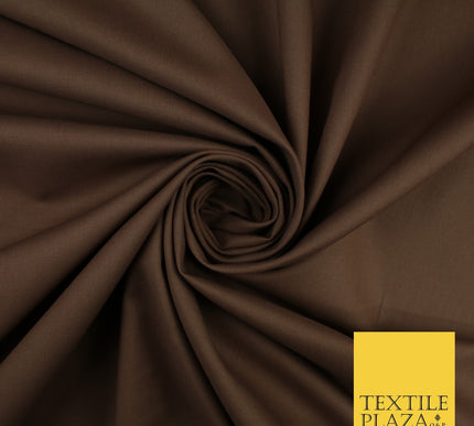30 COLOURS - Plain Smooth Cotton Square Soft Fabric Dress Material Decor 56"
