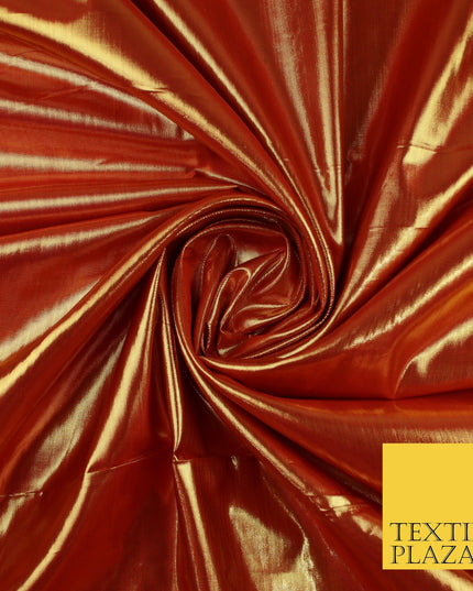 24 COLOURS - Metallic Two Tone Lame Fabric Shiny Mirror Foil Dancewear Costume