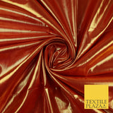 24 COLOURS - Metallic Two Tone Lame Fabric Shiny Mirror Foil Dancewear Costume