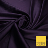 OVER 30 COLOURS Fine Silky Smooth Liquid Sateen Satin Dress Fabric Drape Lining