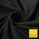 OVER 20 COLOURS - Plain Soft LINEN LOOK 100% Polyester Fabric Dress Craft 54"