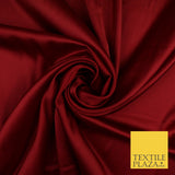 OVER 30 COLOURS Fine Silky Smooth Liquid Sateen Satin Dress Fabric Drape Lining