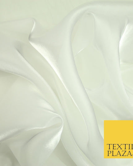 22 COLOURS - Soft Crystal Organza Shimmer Sheer Voile Draping Veil Dress Fabric
