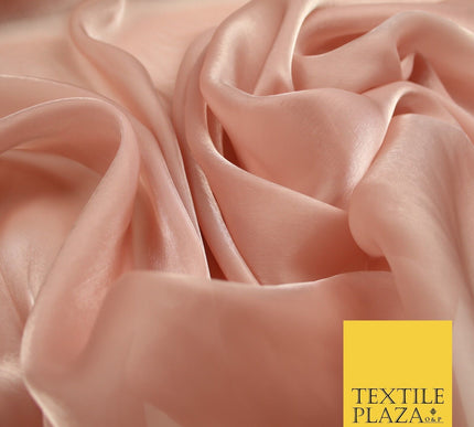 22 COLOURS - Soft Crystal Organza Shimmer Sheer Voile Draping Veil Dress Fabric