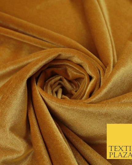 17 COLOURS LUXURY Plush Plain Stretch Velvet Velour Fabric Material Craft 58" D
