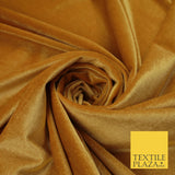 17 COLOURS LUXURY Plush Plain Stretch Velvet Velour Fabric Material Craft 58" D