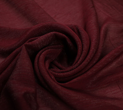 Silver Metallic Yoryu Chiffon Georgette Crinkle Dress Fabric 58″ OVER 20 COLOURS
