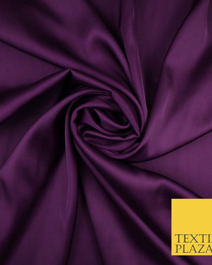 OVER 30 COLOURS Fine Silky Smooth Liquid Sateen Satin Dress Fabric Drape Lining