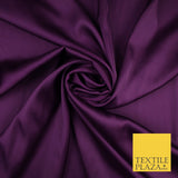 OVER 30 COLOURS Fine Silky Smooth Liquid Sateen Satin Dress Fabric Drape Lining