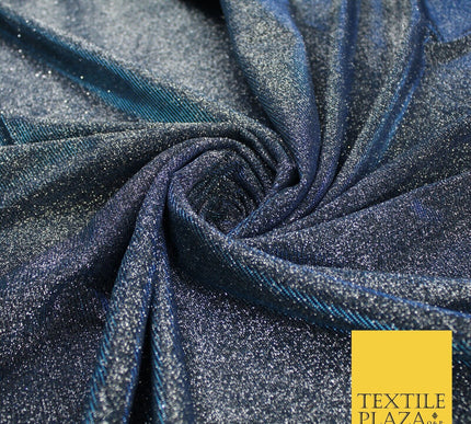 OVER 20 COLOURS - Sparkly Two Tone Glitter Stretch Shimmer Moonlight Fabric 56"