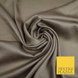 30 COLOURS- Silky Smooth Stretch Twinkle Sparkle Satin Dress Fabric Drape Lining