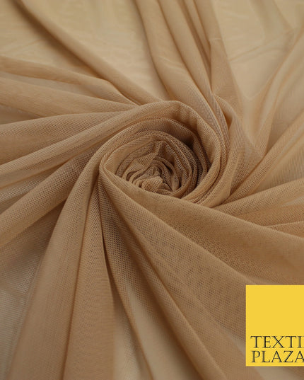 12 COLOURS Soft Power Mesh 4 Way Stretch Net Dress Dance Lingerie Fabric 58"