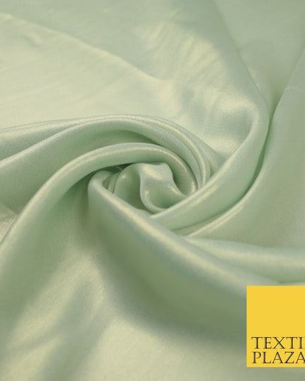 36 COLOURS - Fine Silky Metallic Foil Shimmer Satin Georgette Dress Fabric Drape