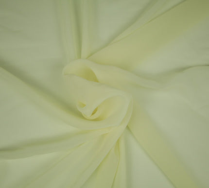 OVER 25 COLOURS Premium Plain Dyed Chiffon Fine Soft Georgette Dress Sari Fabric