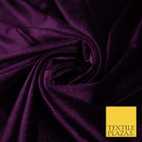 17 COLOURS LUXURY Plush Plain Stretch Velvet Velour Fabric Material Craft 58" D