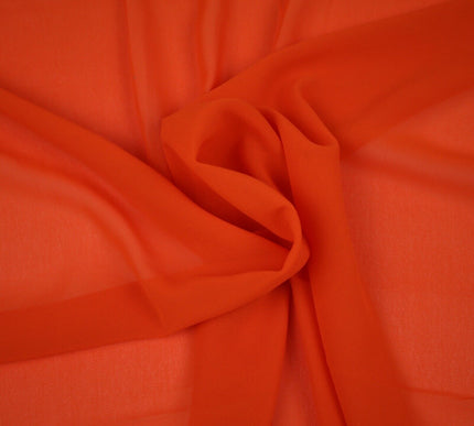 OVER 25 COLOURS Premium Plain Dyed Chiffon Fine Soft Georgette Dress Sari Fabric