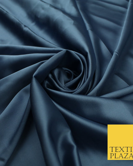 OVER 30 COLOURS Fine Silky Smooth Liquid Sateen Satin Dress Fabric Drape Lining