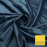 OVER 30 COLOURS Fine Silky Smooth Liquid Sateen Satin Dress Fabric Drape Lining