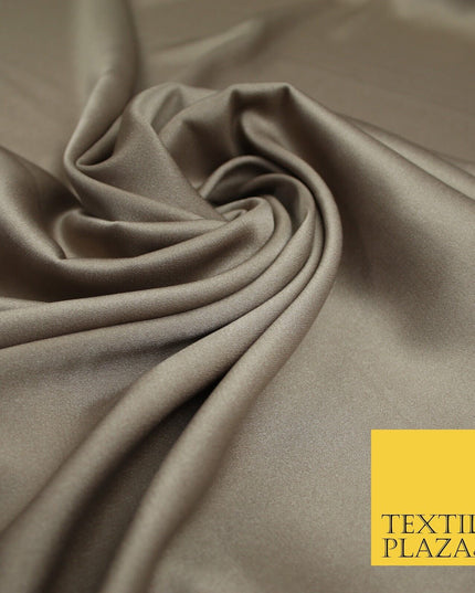 30 COLOURS- Silky Smooth Stretch Twinkle Sparkle Satin Dress Fabric Drape Lining