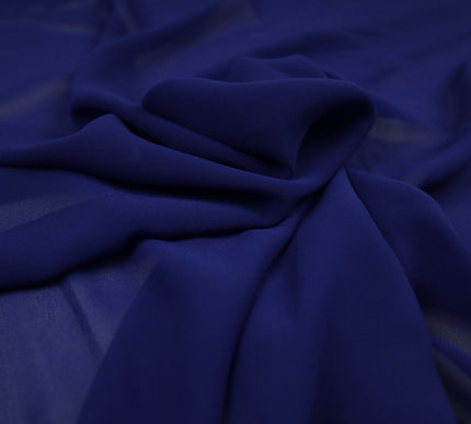 OVER 25 COLOURS Premium Plain Dyed Chiffon Fine Soft Georgette Dress Sari Fabric