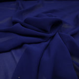 OVER 25 COLOURS Premium Plain Dyed Chiffon Fine Soft Georgette Dress Sari Fabric