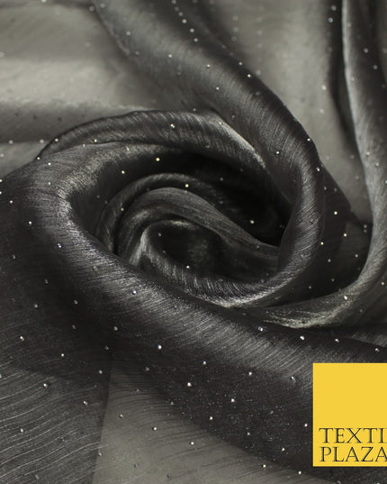 13 COLOURS Premium Dew Drop Crush Organza Bridal Wedding Dance Dress Fabric 57"