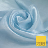 8 COLOURS Soft Glazed Shimmer Sheer Woven Polyester Satin Organza Feel Fabric